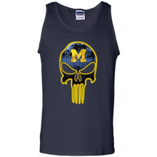 Load image into Gallery viewer, Michigan Wolverines Football The Punisher Skull