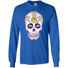 Load image into Gallery viewer, Los Angeles Lakers Basketball Sugar Skull Day of the Dead