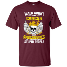 Load image into Gallery viewer, Walk Away I Am A Cancer Vintage Skull