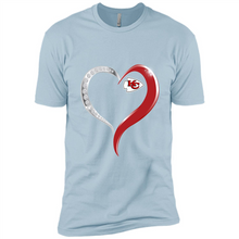 Load image into Gallery viewer, Kansas City Chiefs in Diamond Heart