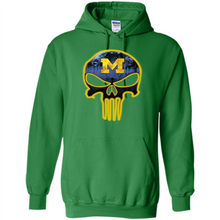 Load image into Gallery viewer, Michigan Wolverines Football The Punisher Skull