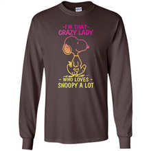 Load image into Gallery viewer, I'm That Crazy Lady Who Loves Snoopy A Lot