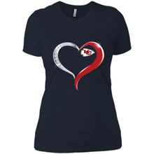 Load image into Gallery viewer, Kansas City Chiefs in Diamond Heart