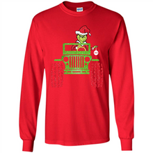 Load image into Gallery viewer, Grinch Driving Jeep Christmas