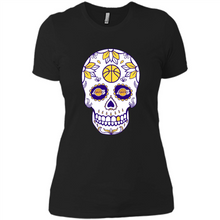 Load image into Gallery viewer, Los Angeles Lakers Basketball Sugar Skull Day of the Dead