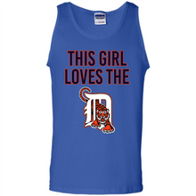 Load image into Gallery viewer, This girl loves the Detroit Tigers team shirt Sweatshirt DORABLE SHIRT