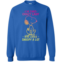 Load image into Gallery viewer, I'm That Crazy Lady Who Loves Snoopy A Lot