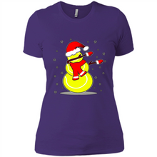 Load image into Gallery viewer, Tennis Dabbing Snowman Christmas Funny