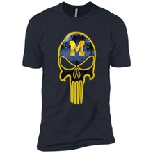 Load image into Gallery viewer, Michigan Wolverines Football The Punisher Skull