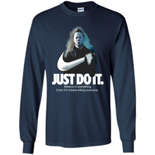 Load image into Gallery viewer, Michael Myers Nike Just Do It