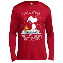 Load image into Gallery viewer, Just a Woman who loves Snoopy and Christmas