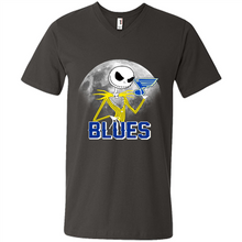 Load image into Gallery viewer, Jack Skellington Halloween Shirt For St.-louis-blues Fans