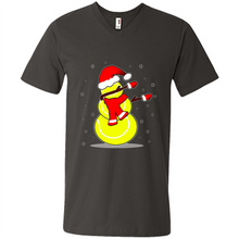 Load image into Gallery viewer, Tennis Dabbing Snowman Christmas Funny