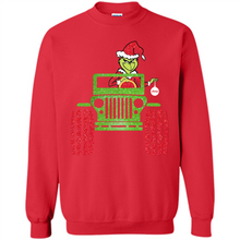 Load image into Gallery viewer, Grinch Driving Jeep Christmas