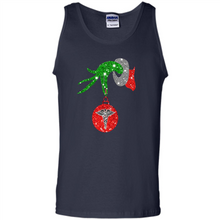 Load image into Gallery viewer, Grinch Hand holding Nurse ornament Christmas (1)