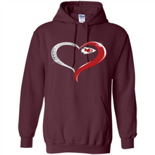 Load image into Gallery viewer, Kansas City Chiefs in Diamond Heart