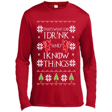 Load image into Gallery viewer, That’s What I Do I Drink And I Know Things Christmas sweater