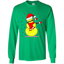 Load image into Gallery viewer, Tennis Dabbing Snowman Christmas Funny