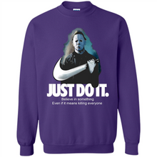 Load image into Gallery viewer, Michael Myers Nike Just Do It