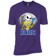 Load image into Gallery viewer, Jack Skellington Halloween Shirt For St.-louis-blues Fans