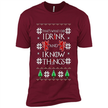 Load image into Gallery viewer, That’s What I Do I Drink And I Know Things Christmas