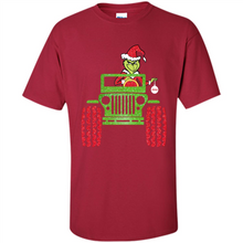 Load image into Gallery viewer, Grinch Driving Jeep Christmas
