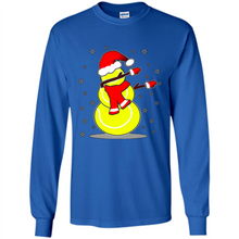 Load image into Gallery viewer, Tennis Dabbing Snowman Christmas Funny