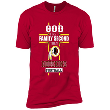 Load image into Gallery viewer, God First Family Second Then Washington Redskins Football