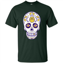 Load image into Gallery viewer, Los Angeles Lakers Basketball Sugar Skull Day of the Dead