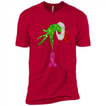 Load image into Gallery viewer, Grinch Hand Holding Breast Cancer Awareness Christmas