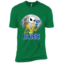 Load image into Gallery viewer, Jack Skellington Halloween Shirt For St.-louis-blues Fans