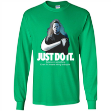 Load image into Gallery viewer, Michael Myers Nike Just Do It
