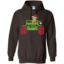 Load image into Gallery viewer, Grinch Driving Jeep Christmas