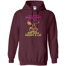 Load image into Gallery viewer, I'm That Crazy Lady Who Loves Snoopy A Lot