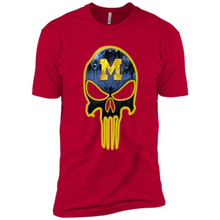 Load image into Gallery viewer, Michigan Wolverines Football The Punisher Skull