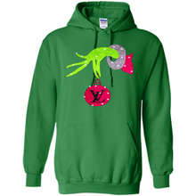 Load image into Gallery viewer, Grinch hand holding logo Louisvuitton