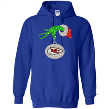 Load image into Gallery viewer, Kansas City Chiefs Glitter Grinch Monogram Ornament Christmas Gift