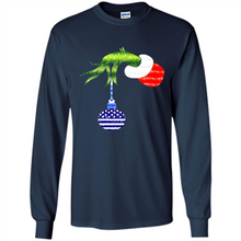 Load image into Gallery viewer, Grinch Holding American Flag ornament Christmas