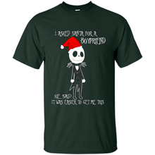 Load image into Gallery viewer, I Asked Santa For A Boyfriend Jack Skellington Christmas sweater