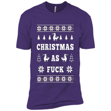 Load image into Gallery viewer, Humping deer Christmas as fuck sweater