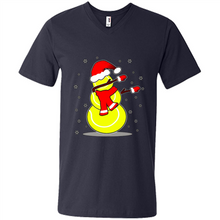 Load image into Gallery viewer, Tennis Dabbing Snowman Christmas Funny
