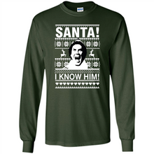 Load image into Gallery viewer, ELF santa I know him Christmas