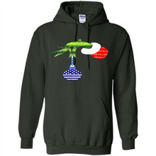 Load image into Gallery viewer, Grinch Holding American Flag ornament Christmas