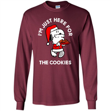 Load image into Gallery viewer, Peanuts Santa Claus Snoopy I’m Just Here For The Cookies
