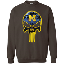 Load image into Gallery viewer, Michigan Wolverines Football The Punisher Skull