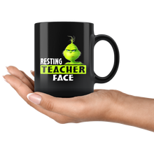 Load image into Gallery viewer, TL Grinch Resting Teacher Face M1152 SKY TEE