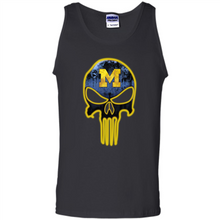 Load image into Gallery viewer, Michigan Wolverines Football The Punisher Skull