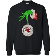 Load image into Gallery viewer, Kansas City Chiefs Glitter Grinch Monogram Ornament Christmas Gift