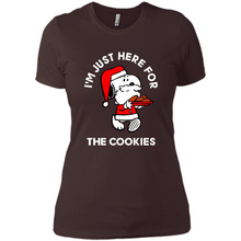 Load image into Gallery viewer, Peanuts Santa Claus Snoopy I’m Just Here For The Cookies