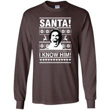 Load image into Gallery viewer, ELF santa I know him Christmas